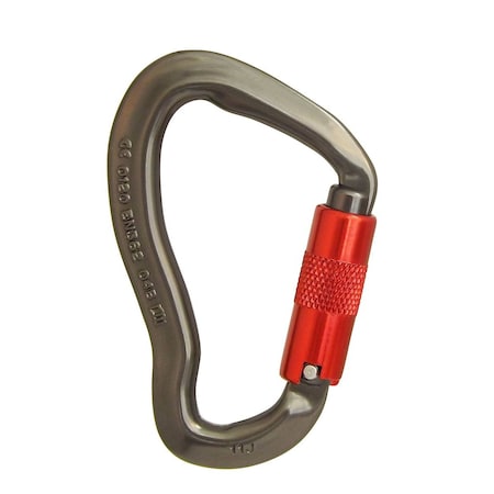 Sunbelt Carabiner-Gecko, Supersafe, Aluminum 10" x5" x0.5" A-B1ABKH452SS